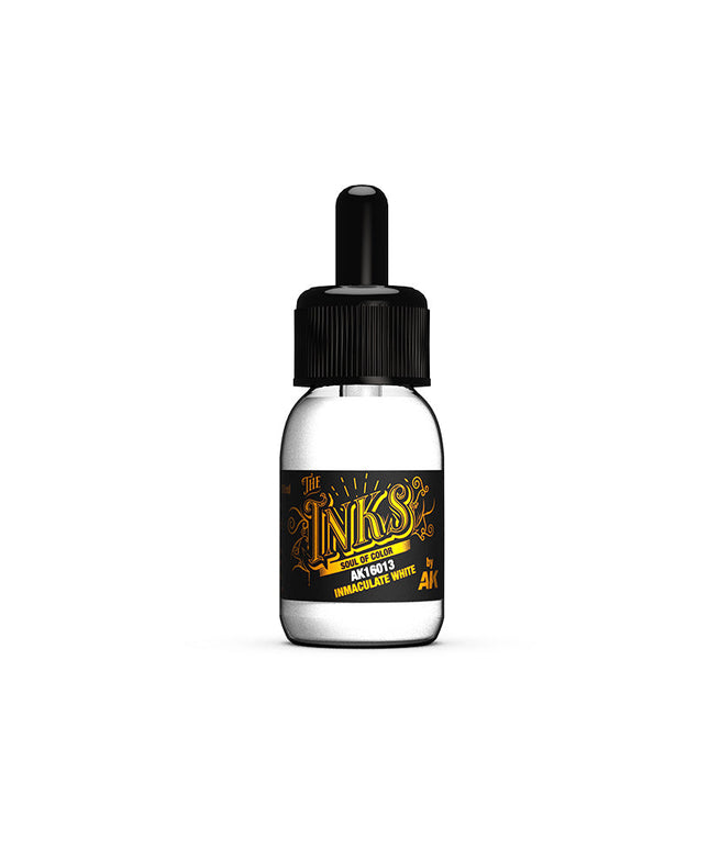 AK ACRYLIC AK16013	Inmaculate White - The INKS 30ml