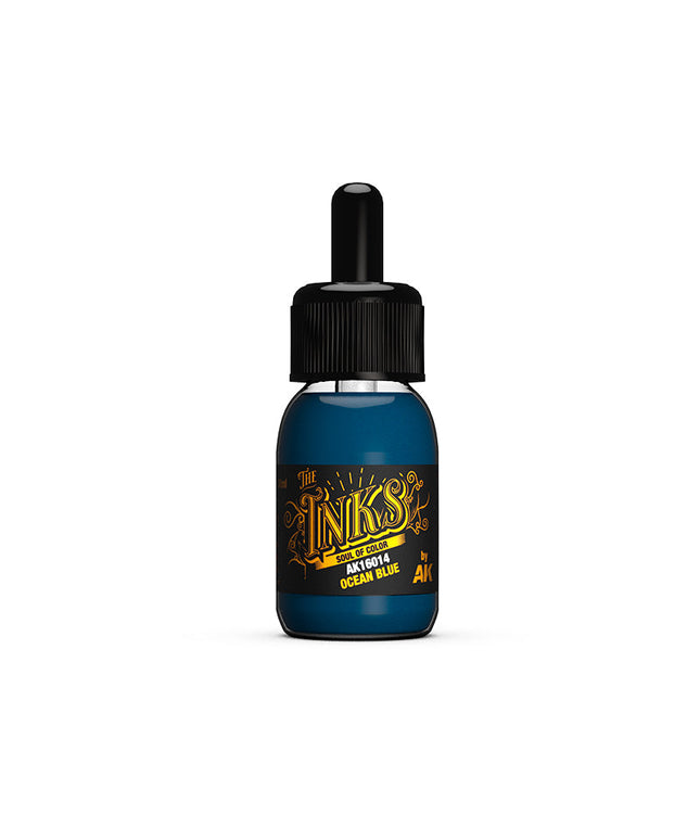 AK ACRYLIC AK16014	Ocean Blue - The INKS 30ml