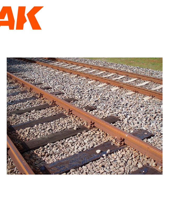 AK AK8256 Small Railroad Ballast 1/72