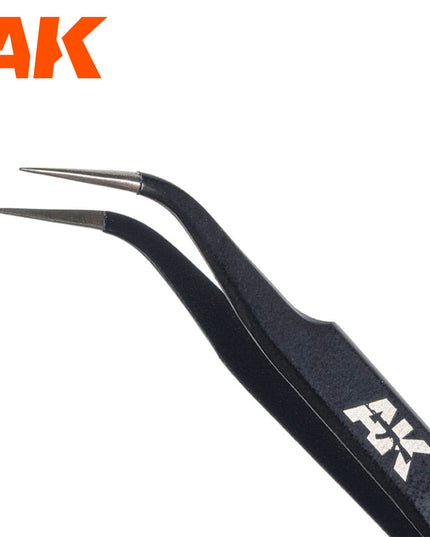 AK AK9007 Precise Curved Tweezers