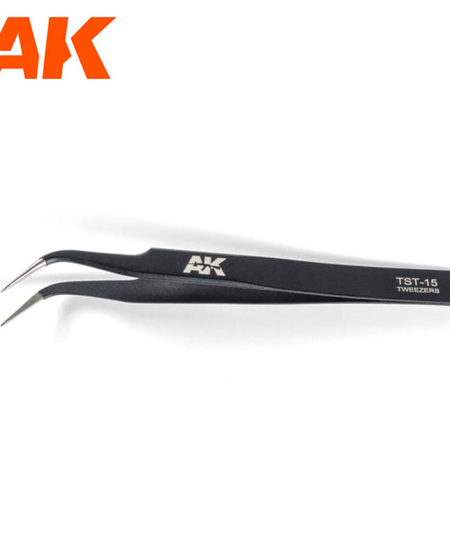 AK AK9007 Precise Curved Tweezers