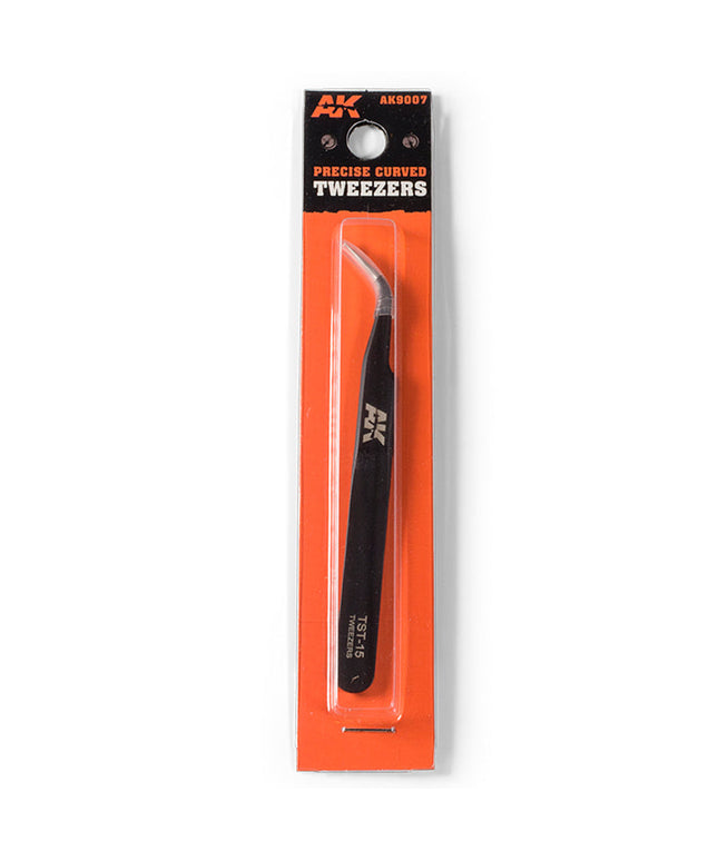 AK AK9007 Precise Curved Tweezers