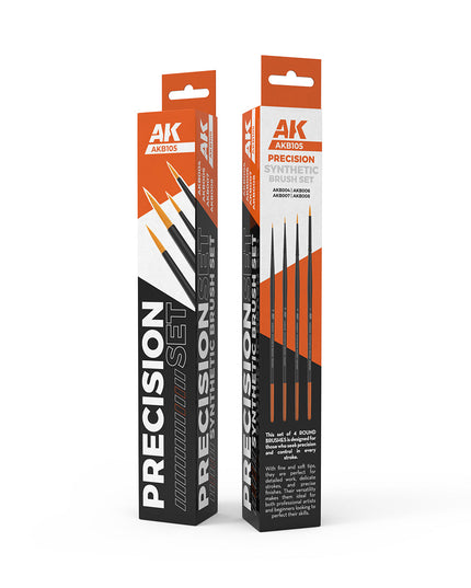 AK AKB105 PRECISION BRUSHES SET