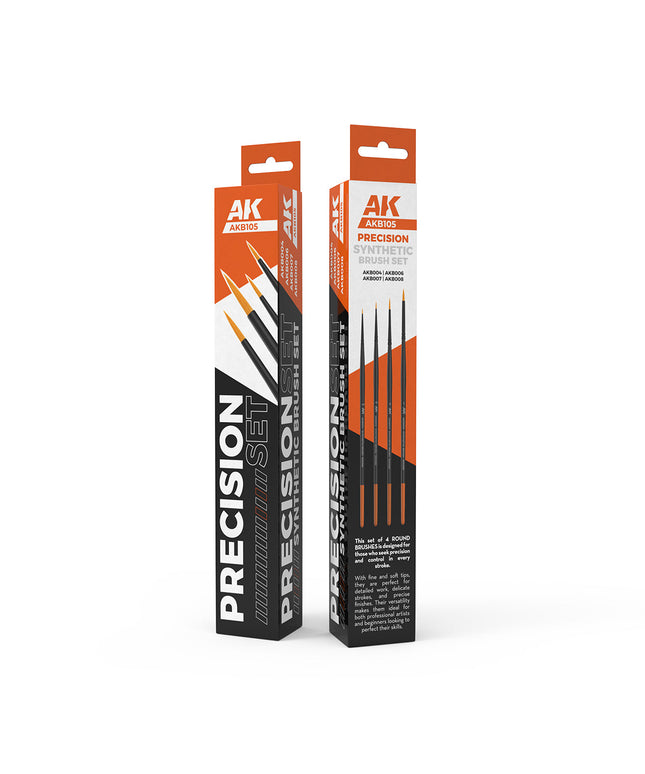 AK AKB105 PRECISION BRUSHES SET