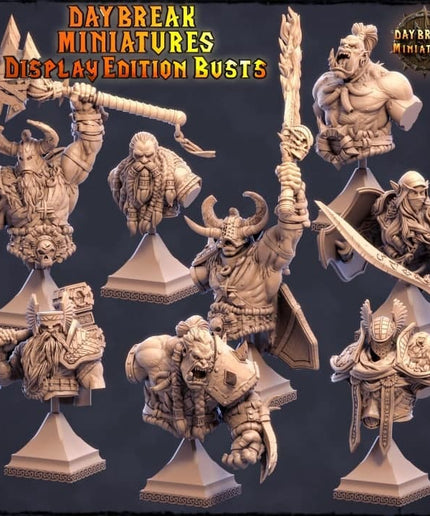 The Dwarfs of The Dark Deep BUSTS / Full Set
