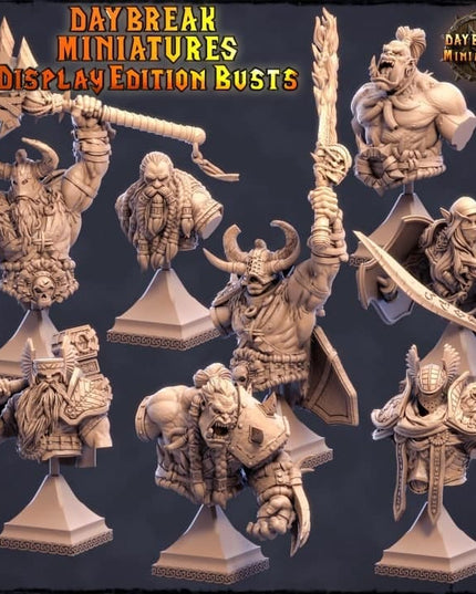 The Dwarfs of The Dark Deep BUSTS / Full Set