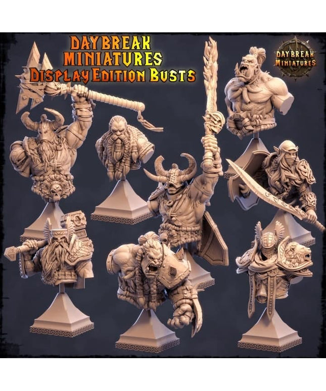 The Dwarfs of The Dark Deep BUSTS / Full Set