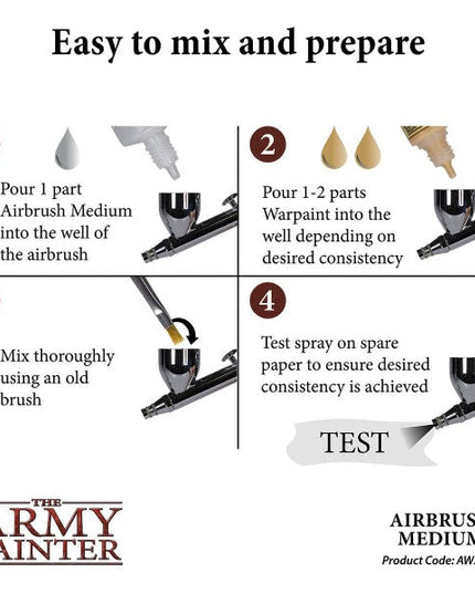 Army Painter - Airbrush Medium 100Ml/3.3 OZ Thiner and Flow improver