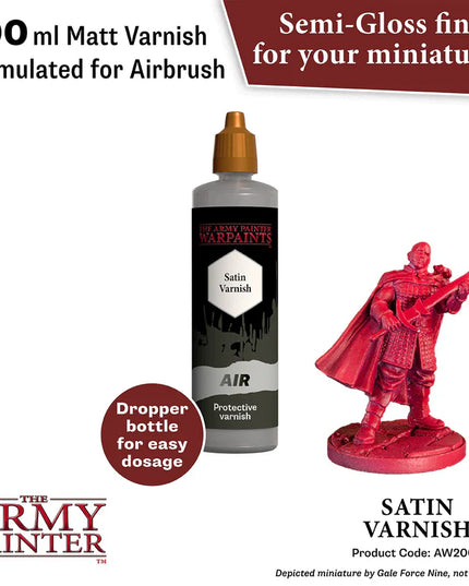 Army Painter - Warpaints Air Aegis Suit Satin Varnish 100Ml Reference: AW2004