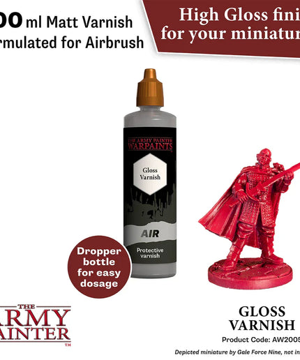 Army Painter - Warpaints Air Gloss Varnish 100ml Reference: AW2005