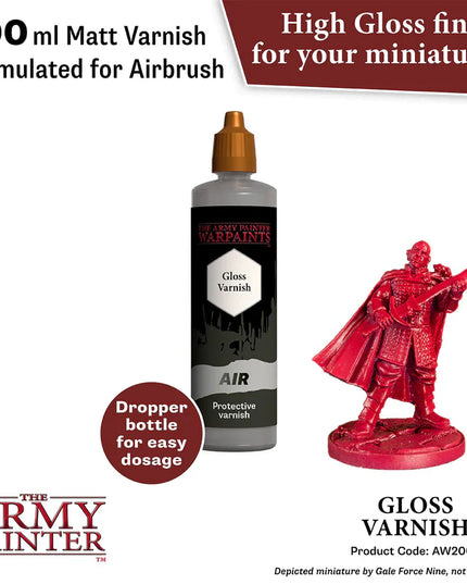 Army Painter - Warpaints Air Gloss Varnish 100ml Reference: AW2005