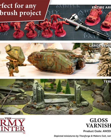 Army Painter - Warpaints Air Gloss Varnish 100ml Reference: AW2005