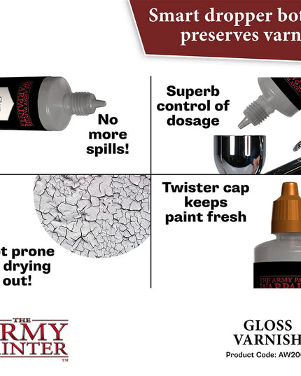 Army Painter - Warpaints Air Gloss Varnish 100ml Reference: AW2005