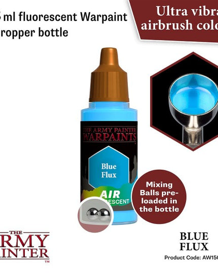 The Army Painter Warpaints Air: (Fluorescent) Blue Flux AW1502