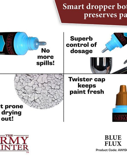 The Army Painter Warpaints Air: (Fluorescent) Blue Flux AW1502