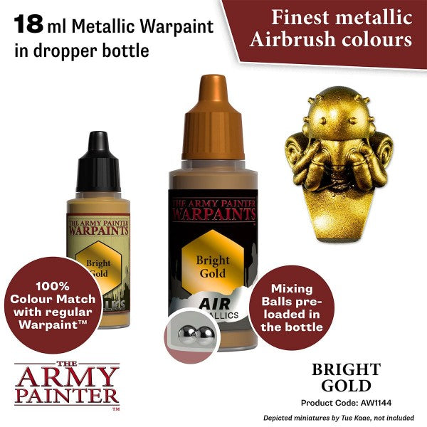 The Army Painter Warpaints Air: (Metallics) Bright Gold AW1144