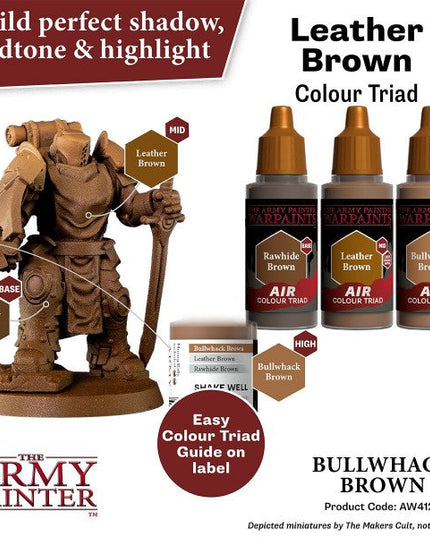 The Army Painter Warpaints Air Bullwhack Brown AW4123