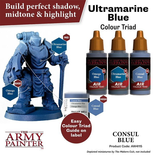 The Army Painter Warpaints Air Consul Blue AW4115