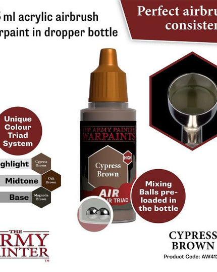 The Army Painter Warpaints Air Cypress Brown AW4124