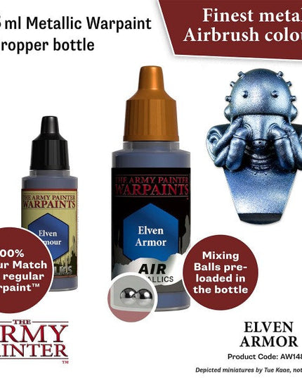 The Army Painter Warpaints Air: (Metallics) Elven Armor AW1483