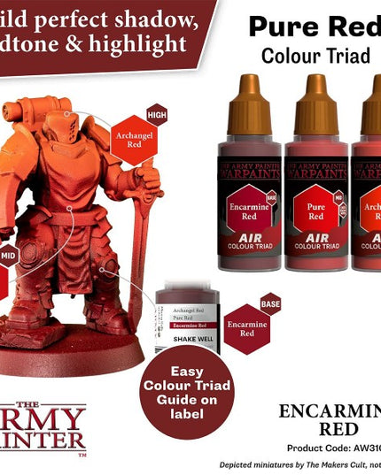 The Army Painter Warpaints Encarmine Red AW3104