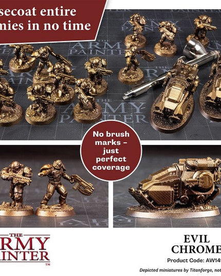 The Army Painter Warpaints Air: (Metallics) Evil Chrome AW1491