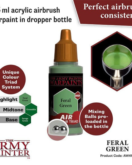 The Army Painter Warpaints Air Feral Green AW4111
