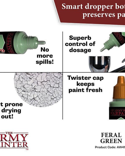 The Army Painter Warpaints Air Feral Green AW4111