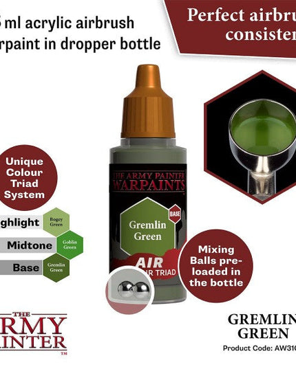 The Army Painter Warpaints Gremlin Green AW3109