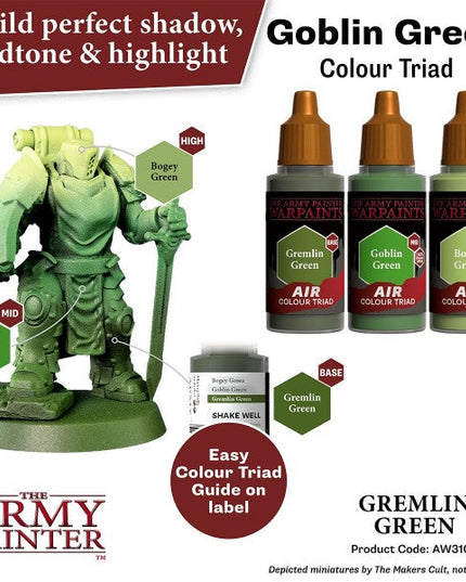 The Army Painter Warpaints Gremlin Green AW3109