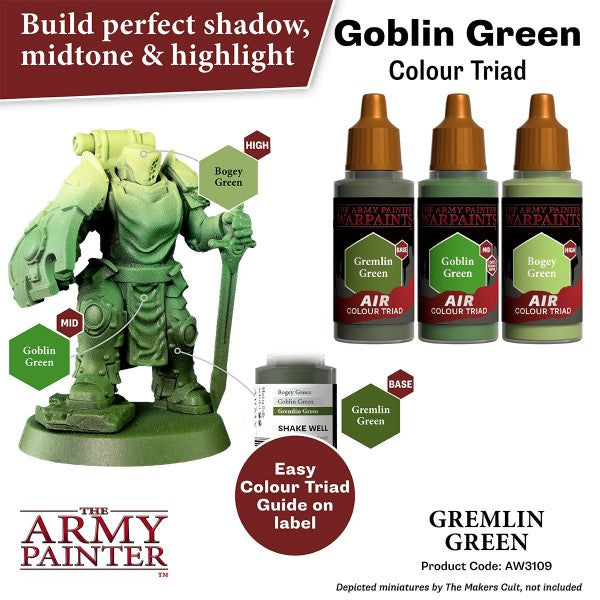 The Army Painter Warpaints Gremlin Green AW3109