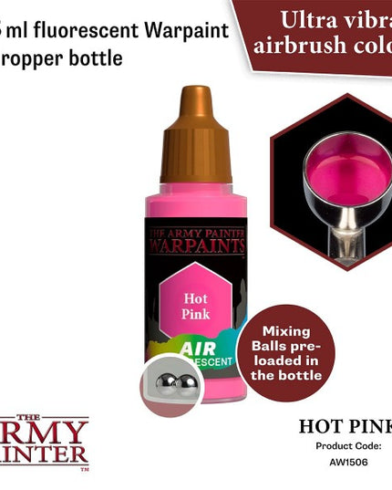 The Army Painter Warpaints Air: (Fluorescent) Hot Pink AW1506