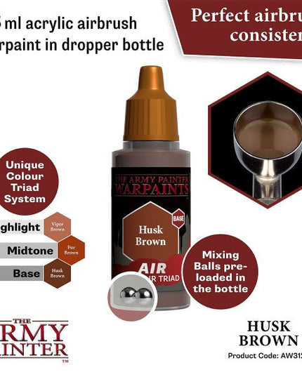 The Army Painter Warpaints Air Husk Brown AW3122