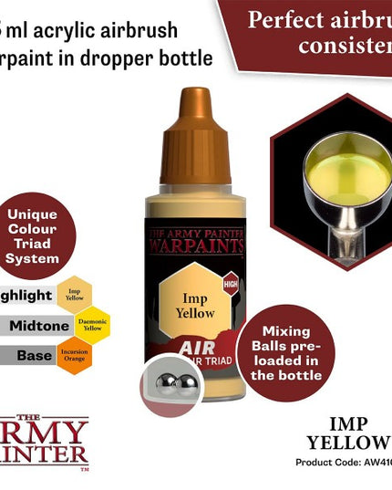 The Army Painter Warpaints Air Imp Yellow AW4107