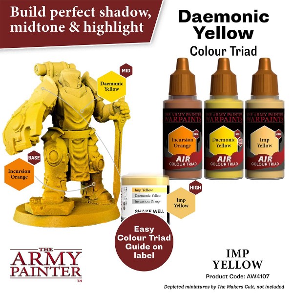 The Army Painter Warpaints Air Imp Yellow AW4107
