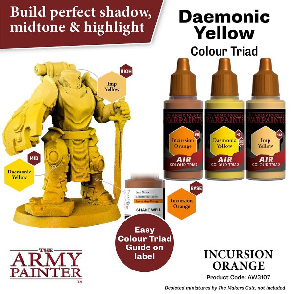 The Army Painter Warpaints Incursion Orange AW3107