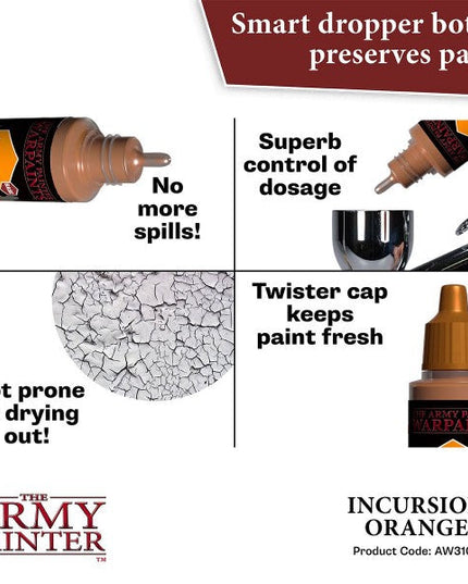 The Army Painter Warpaints Incursion Orange AW3107
