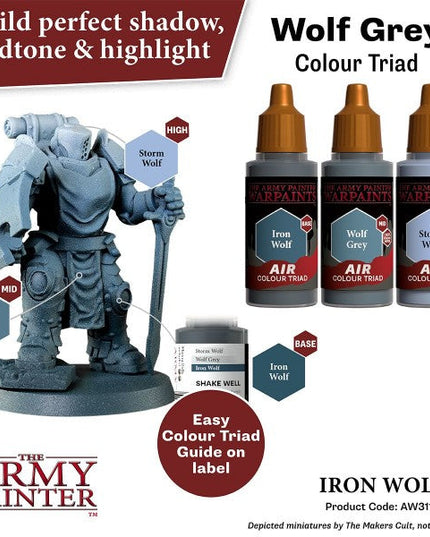 The Army Painter Warpaints Air Iron Wolf AW3119