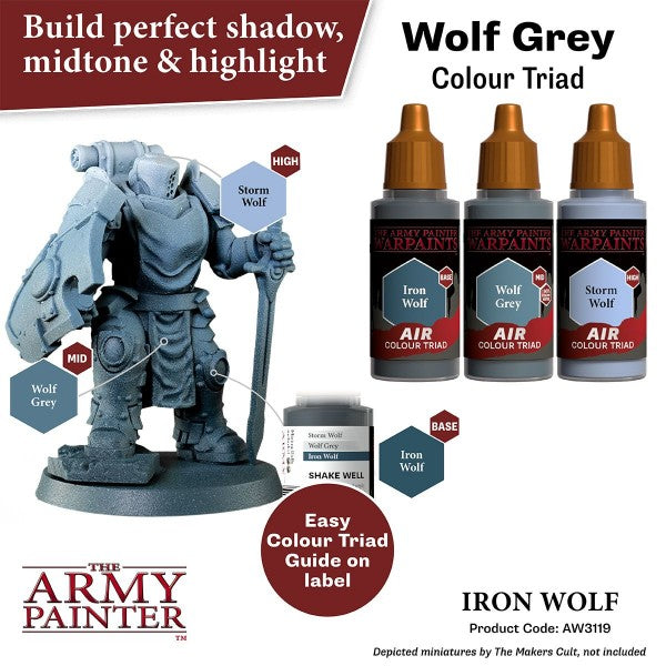 The Army Painter Warpaints Air Iron Wolf AW3119