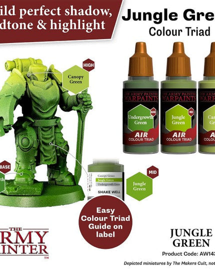 The Army Painter Warpaints Jungle Green AW1433