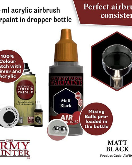 The Army Painter Army Matt Black AW1101