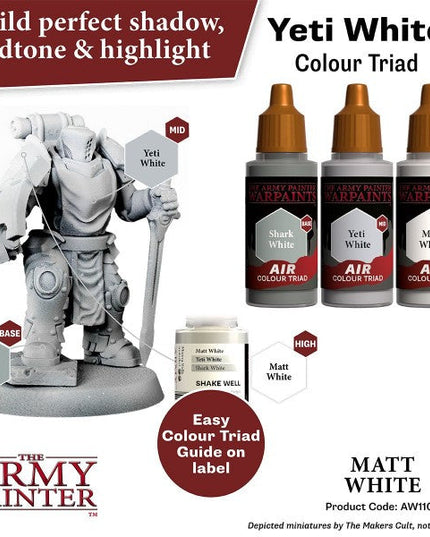 The Army Painter Warpaints Air Matt White AW1102