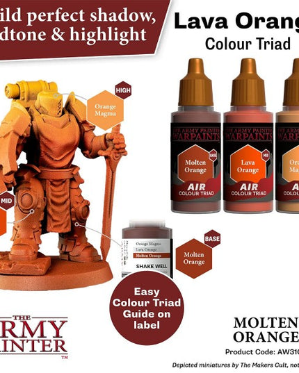 The Army Painter Warpaints Molten Orange AW3106