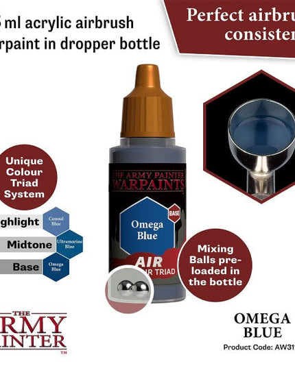 The Army Painter Warpaints Air Omega Blue AW3115