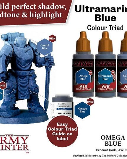 The Army Painter Warpaints Air Omega Blue AW3115