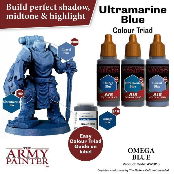 The Army Painter Warpaints Air Omega Blue AW3115