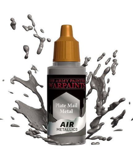 The Army Painter Warpaints Air: (Metallics) Plate Mail Metal AW1130