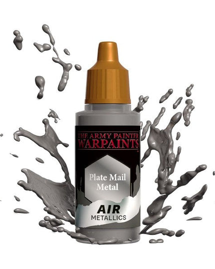 The Army Painter Warpaints Air: (Metallics) Plate Mail Metal AW1130