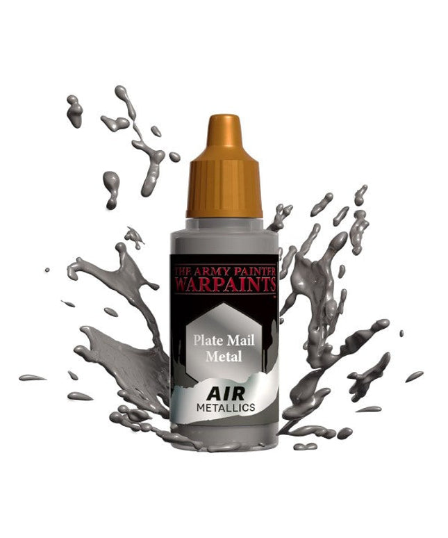 The Army Painter Warpaints Air: (Metallics) Plate Mail Metal AW1130