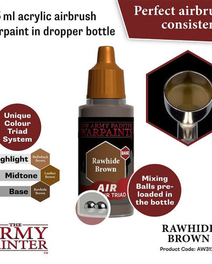 The Army Painter Warpaints Air Rawhide Brown AW3123